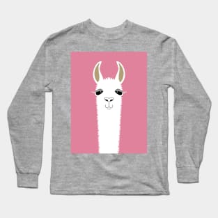 LLAMA PORTRAIT #5 Long Sleeve T-Shirt